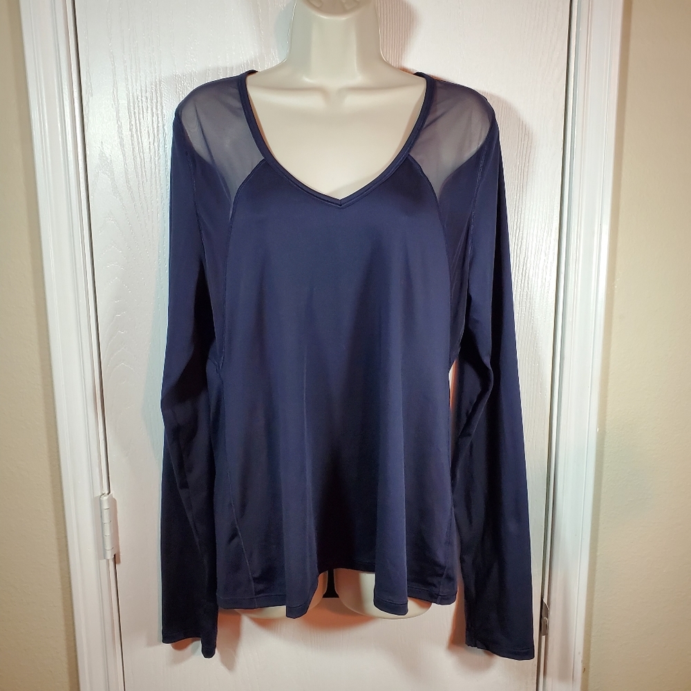 Victoria's Sport Mesh Long Sleeve Tee